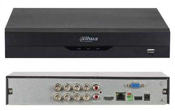 Dahua - Dh-Xvr5108hs-I3 - Grabador Xvr Wizsense 2hdd 8ch  Compact 1u  3rd Gen Ai Suporta Audio, 2way