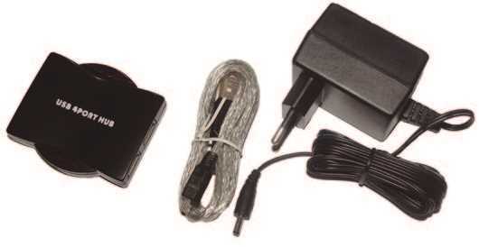HUB USB Adaptador 1 macho a 4 puertos hembra