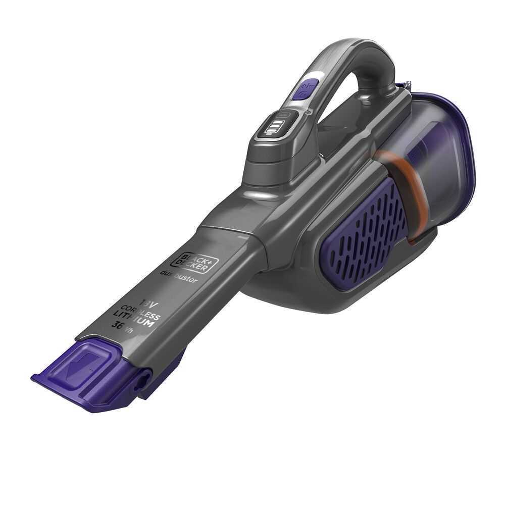 Black & Decker Bhhv520bfp Handheld Vacuum Black  Violet Bagless