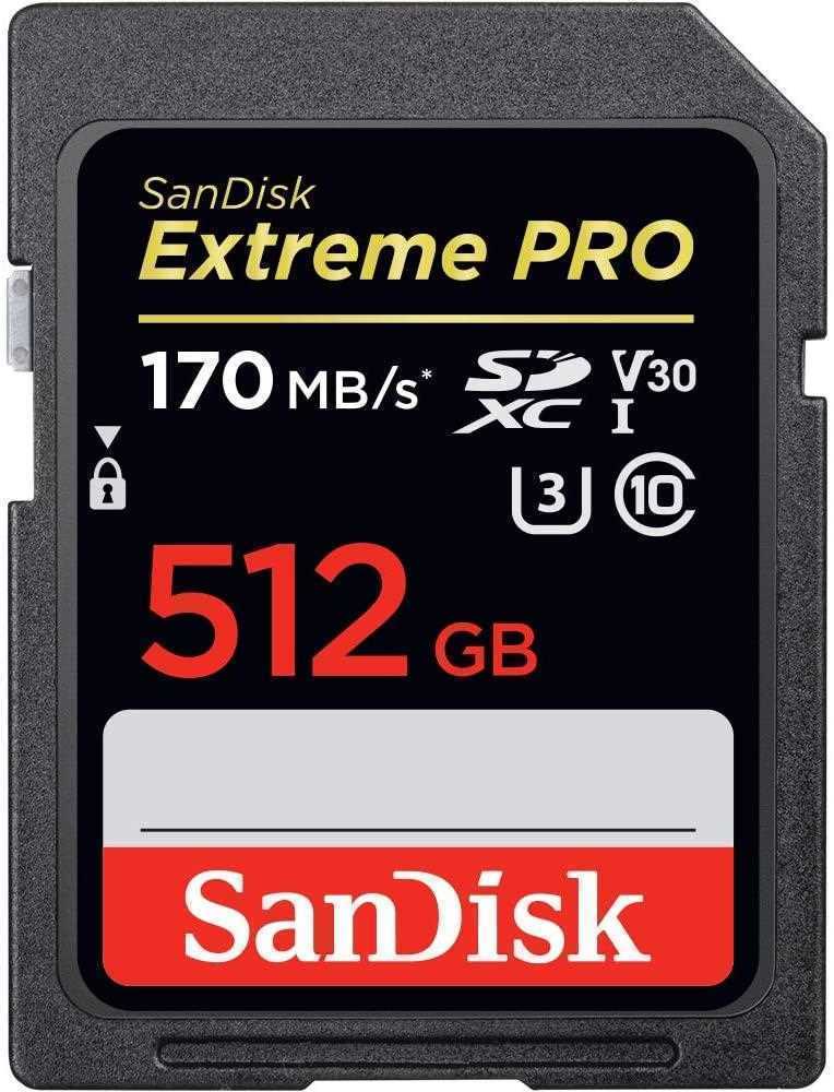 Sandisk Extreme Pro 512 Gb Sdxc Classe 10