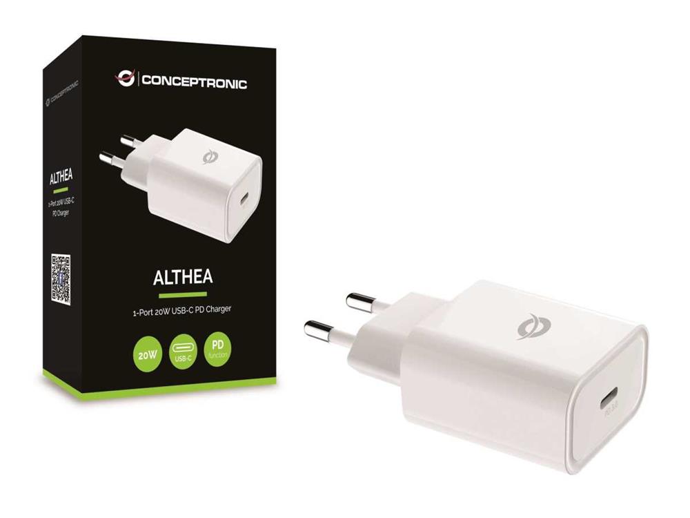 Althea07w Althea 1-Port 20w Usb-C Pd Charger