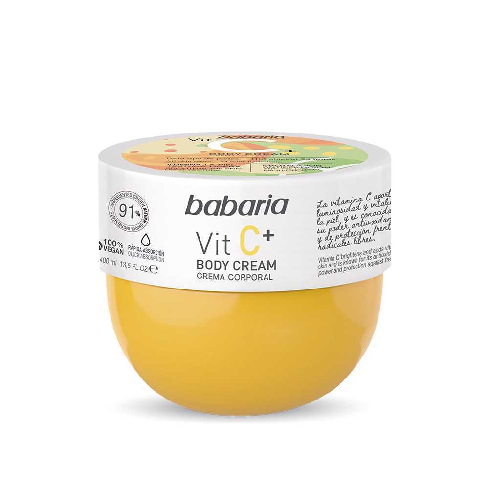 Babaria Vit C+ Body Cream 400ml