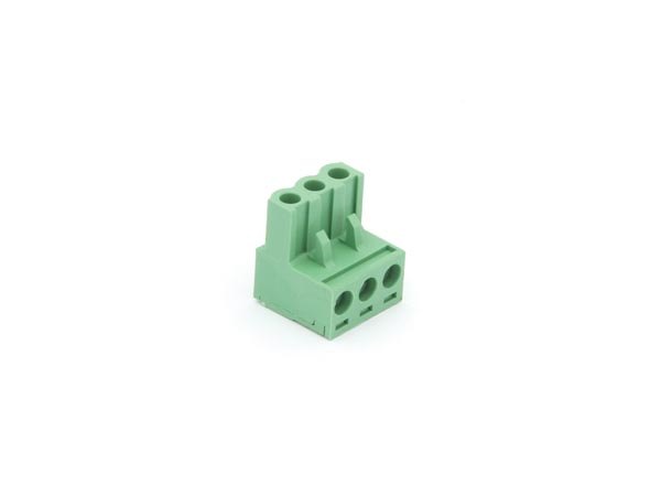 Conector Socket Femea 3 Polos Verde
