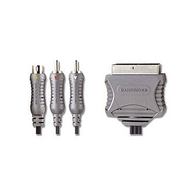 Cable S-Video 2xrca a Euroconector 1.5m