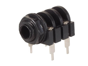 6.35 Mm Female Jack Connector - Closed Circuit - Mono