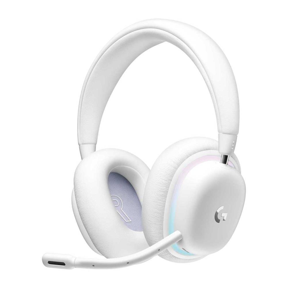 Auriculares Bluetooth com Microfone Logitech G735 Branco Azul/Branco 