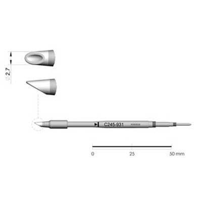 Ponta P/ Utensilio de Mão T245-Pa (2,7mm) - Jbc