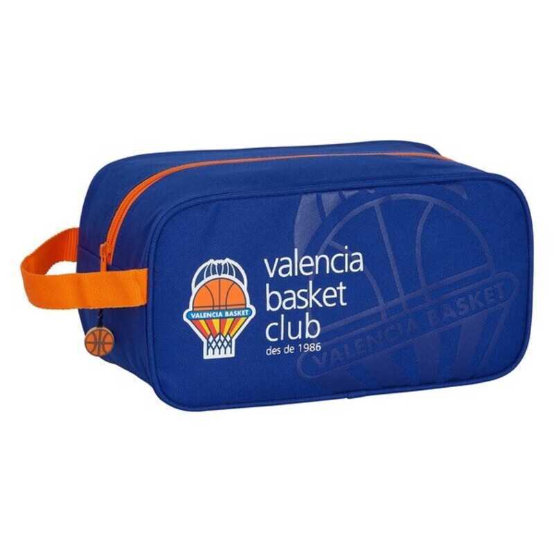 Bolsa para Sapatos de Viagem Valencia Basket Azul.