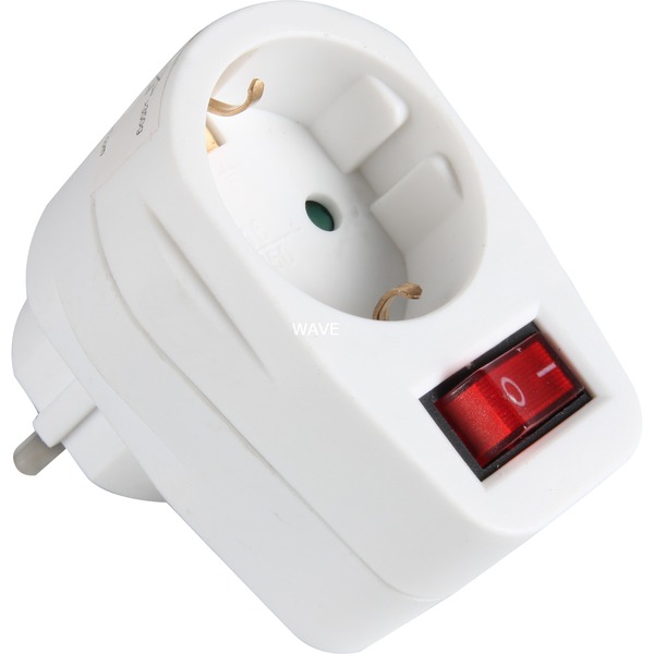 Brennenstuhl Socket With On/Off Switch White