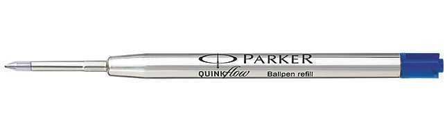 Parker Quinkflow Refill F Blue Ballpoint Pen (Blister)