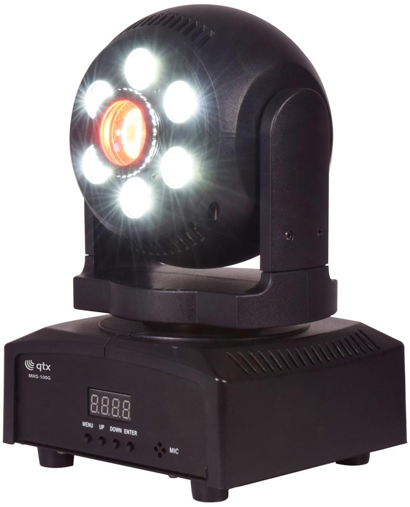 Moving Head 100w Spot-Wash LED com Gobos