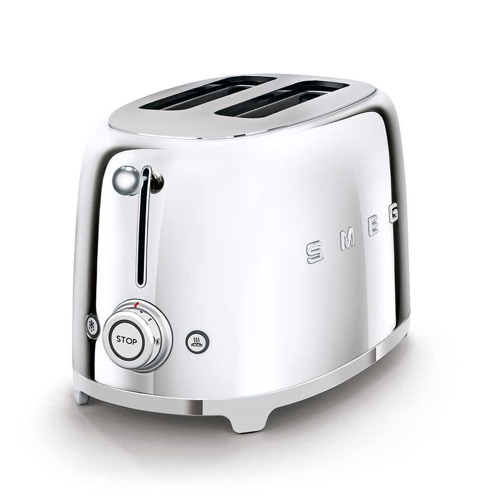Smeg Toaster 2x2 50?style Chrome Tsf01sseu