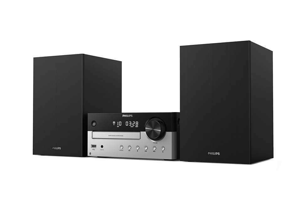 Philips Hifi Micro Cd Mp3 Usb Fm Bluetooth 60w