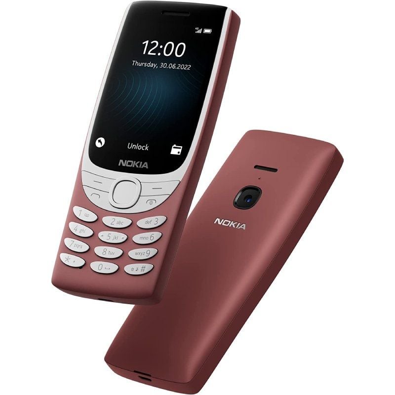 Telefone Telemóvel Nokia 8210 Vermelho 2,8 