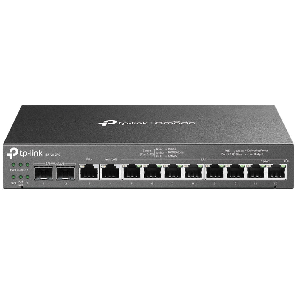 Router Switch Controller Omada Er7212pc Vpn Poe+