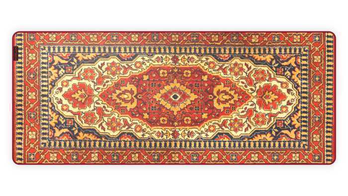 Tapete Antiderrapante Krux Space Xxl Carpet Vermelho Multicolor 