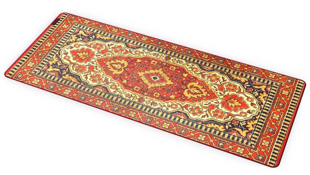 Tapete Antiderrapante Krux Space Xxl Carpet Vermelho Multicolor 