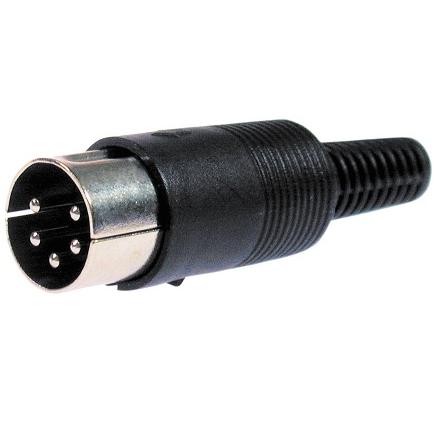 Mini Din Macho File 3 Pins para Cable