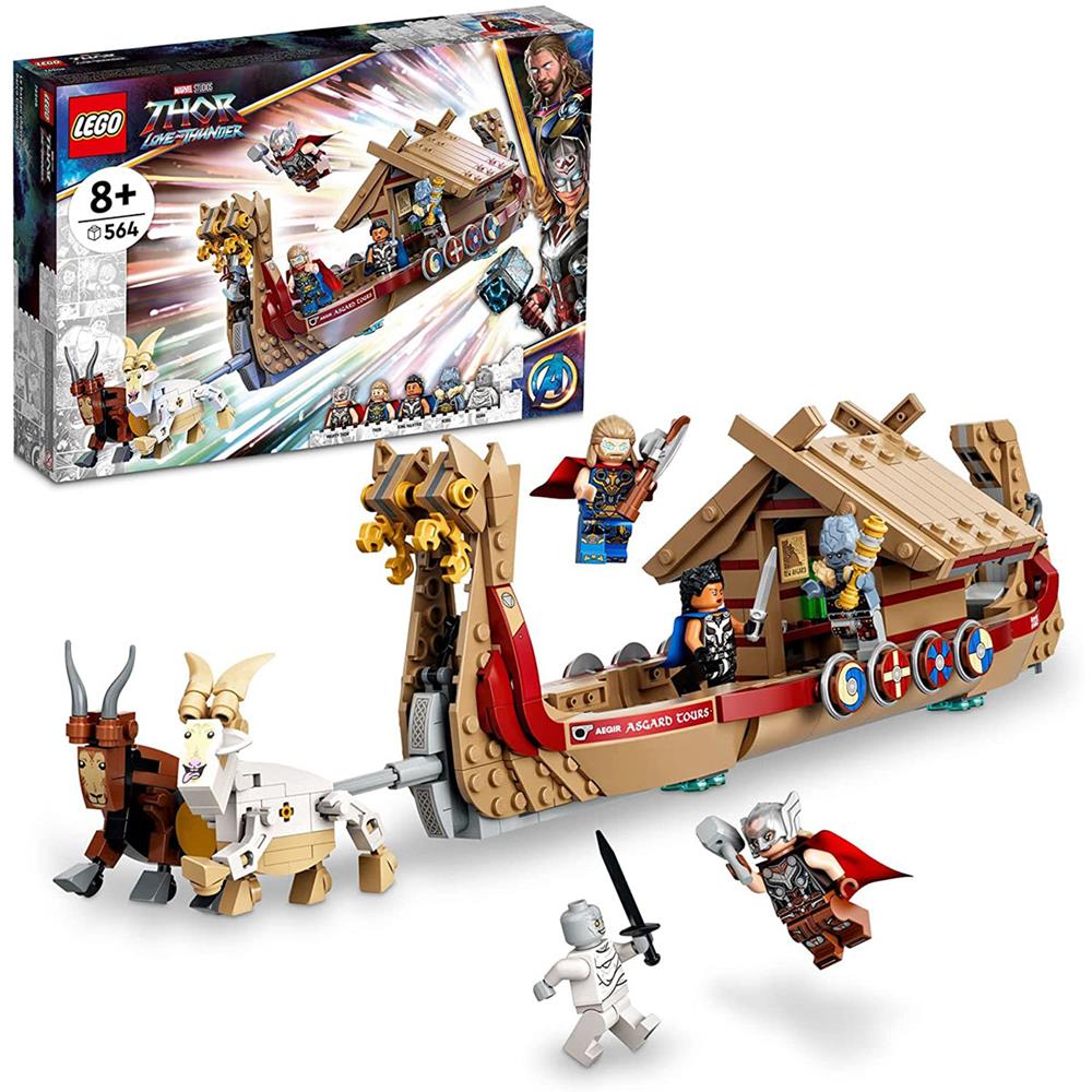 Lego Marvel: o Goat Boat | Idades 8+ | 564 Peças | Item 76208