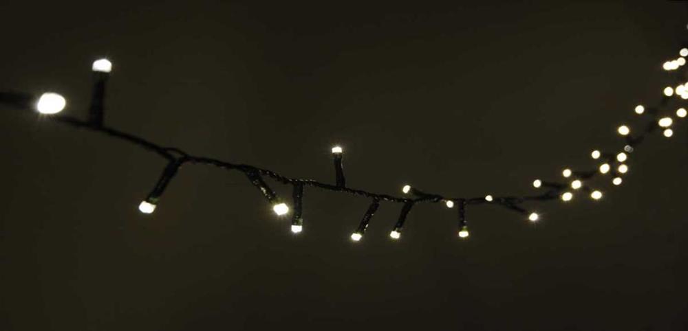 200 LED String Lights W/Timer Ww
