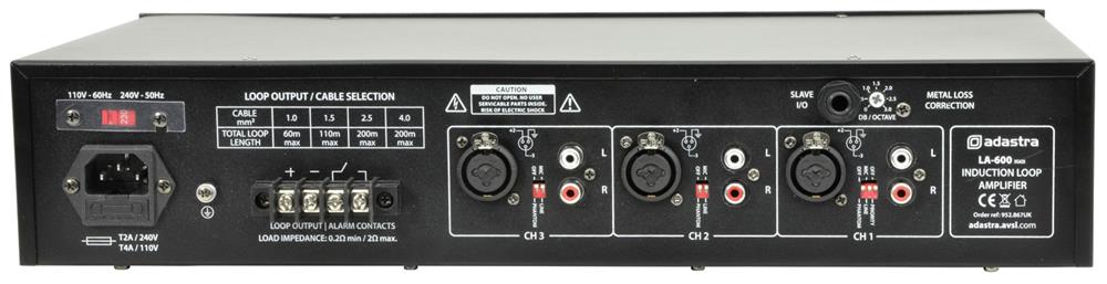 Amplificador de Loop de Indução de La-600 Mkii