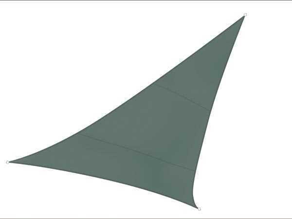 Toldo Vela - Triangular - 3.6 X 3.6 X 3.6 M - Cor: Verde Cinza