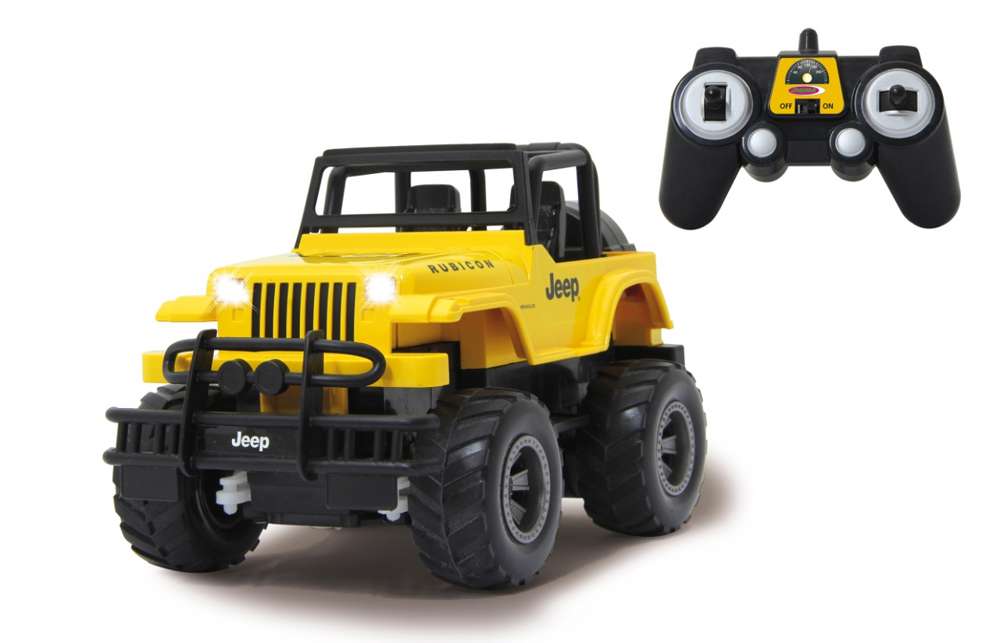Jeep de R / C Wrangler Rubicon 1:18 Amarelo