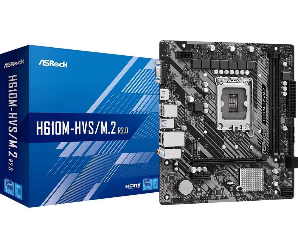 Placa Base Asrock 1700 H610m-Hvs/M.2 R2.0