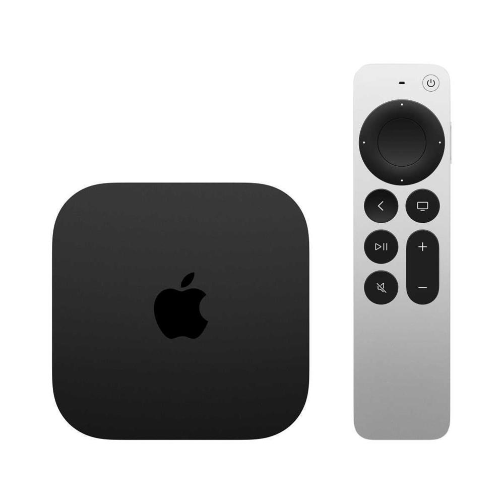Apple Tv 4k Black and Silver 4k Ultra Hd 64 Gb