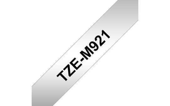 Brother Laminated Tape Tze-M921 - 9 Mm - Black On Silver