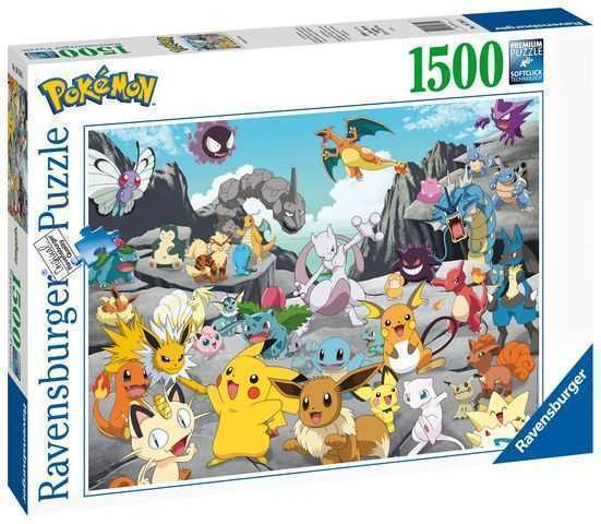 Puzzle Pokémon Classics Ravensburger 1500 Peças 