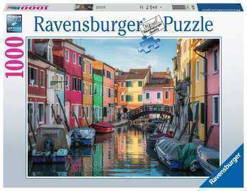 Puzzle Ravensburger 17392 Burano Canal - Venezia 1000 Peças 