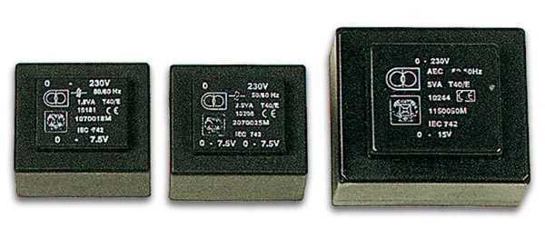 Transformador Encapsulado 12VA 1 x 9V / 1 x 1.330A