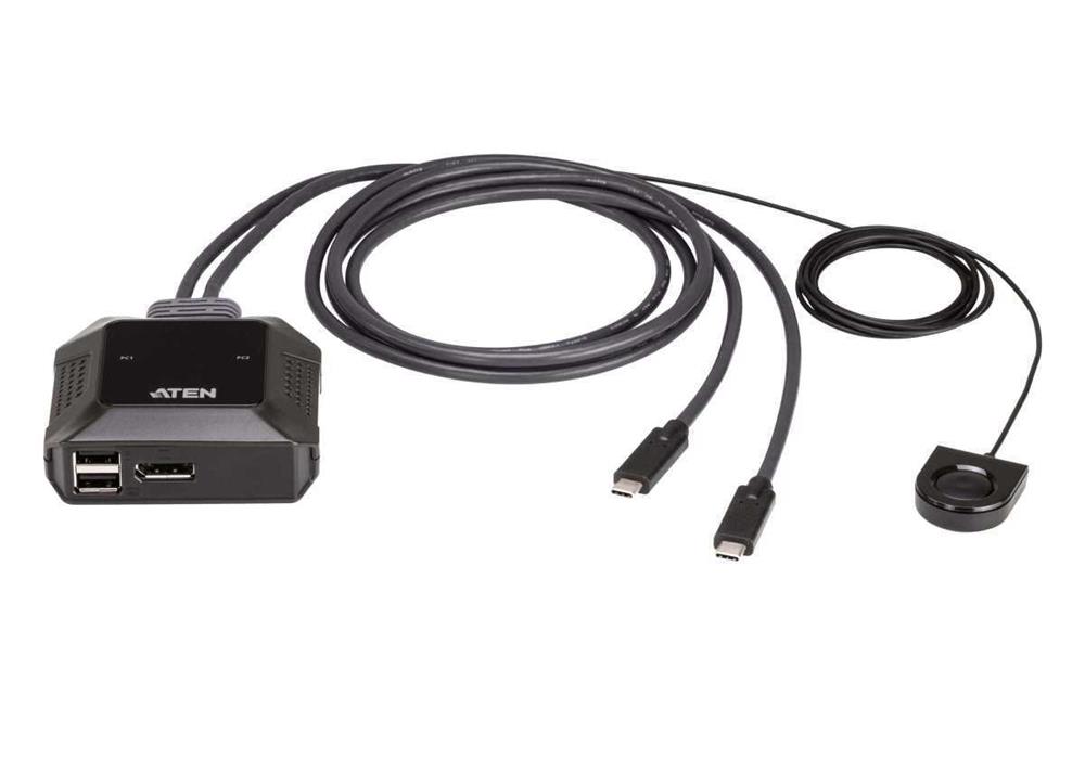 Cable Kvm Switch Aten 2p Usb-C 4k Dp Us3312