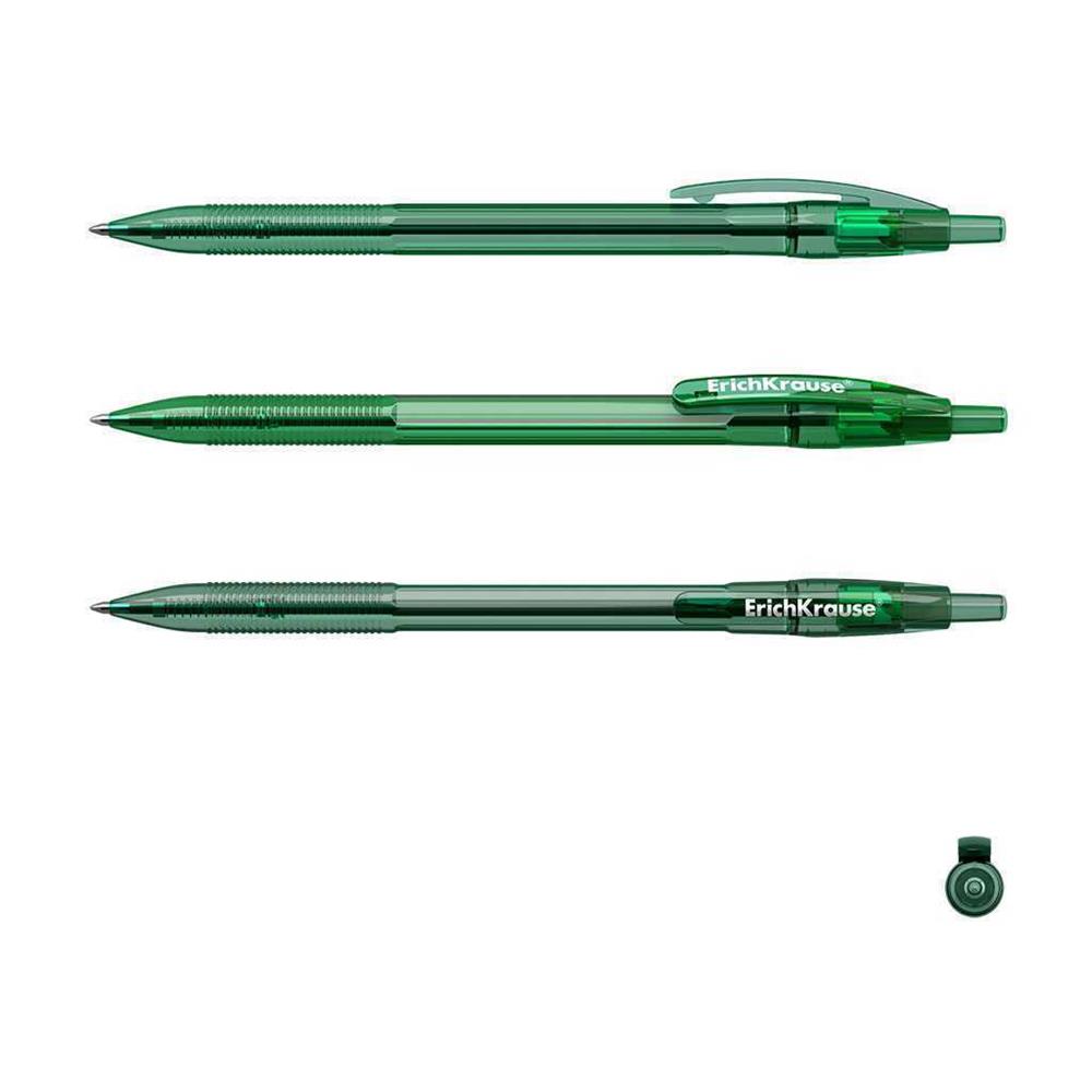 Bolígrafo de Bola Automático R-301 Original Matic 0.7, Color de La Tinta: Verde Erich Krause 46767