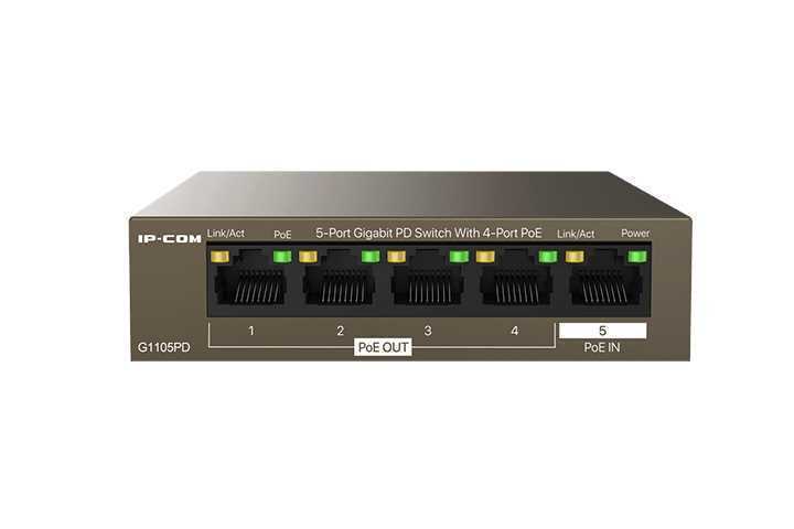 Ip-Com Networks G1105pd Switch de Rede Não-Gerido.