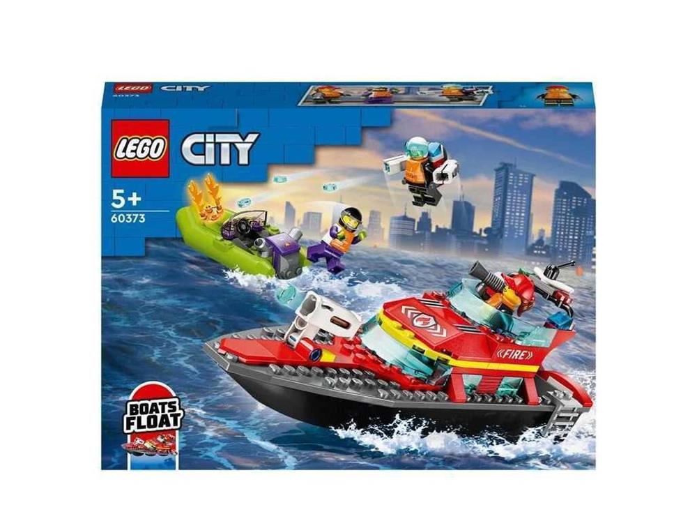 Lego City Barco de Resgate dos Bombeiros - 60373