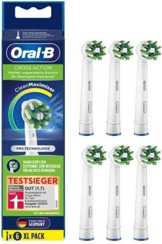 Oral-B Cross Action Toothbrush Tips 6 Pcs.