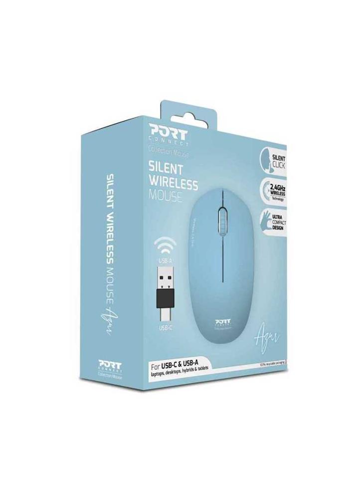 Port Rato Wireless Collection 1600dpi Azur
