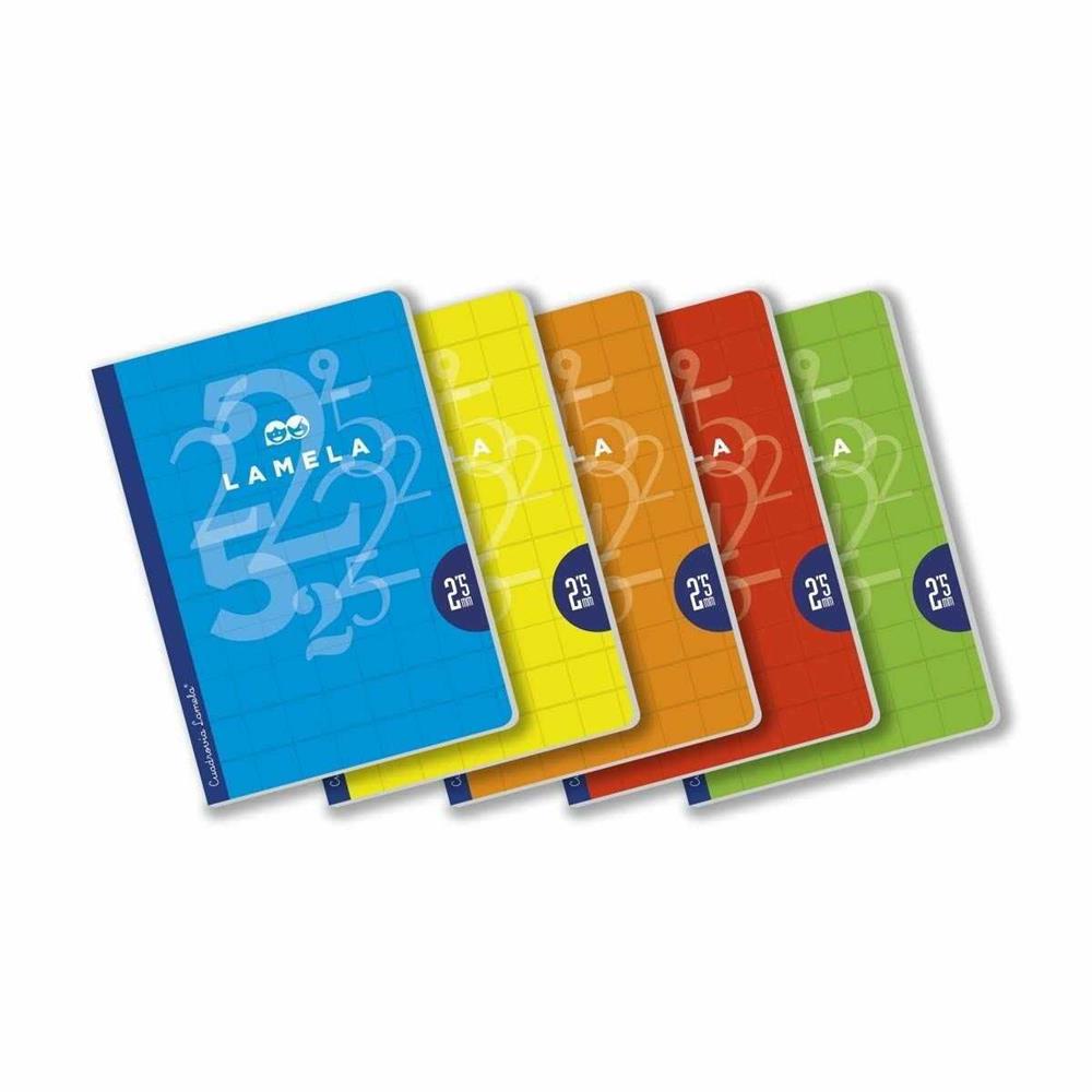 Caderno Lamela Multicolor A4 (5 Unidades)