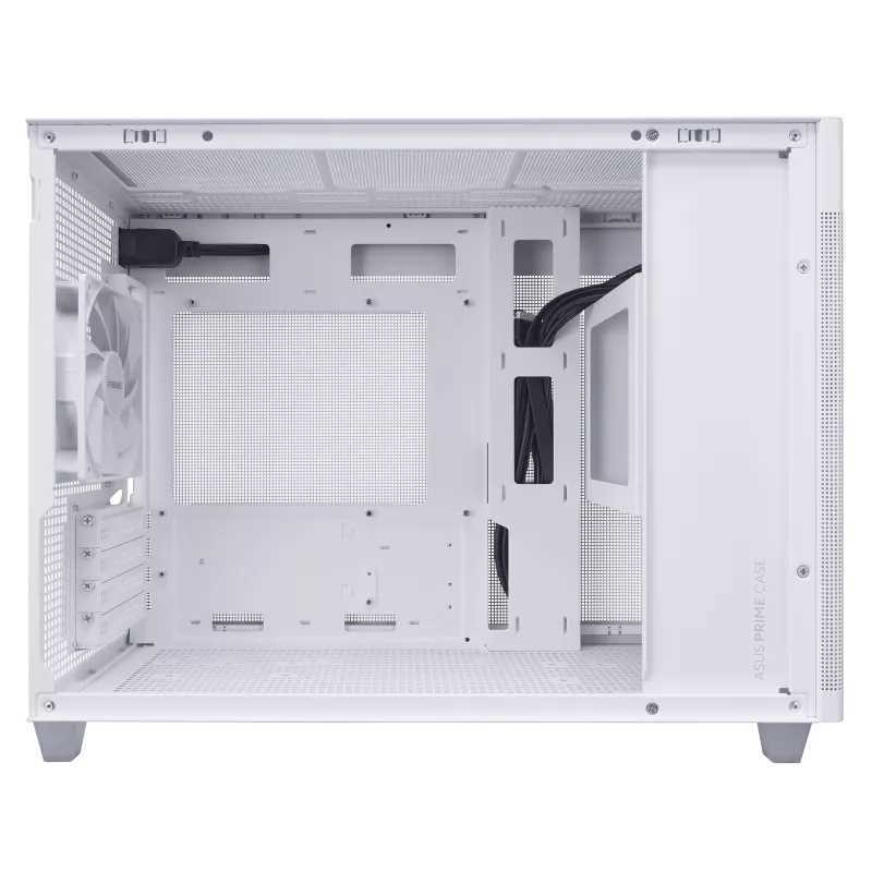 Asus Prime Ap201 Tg Micro-Atx Vidro Temperado Branco