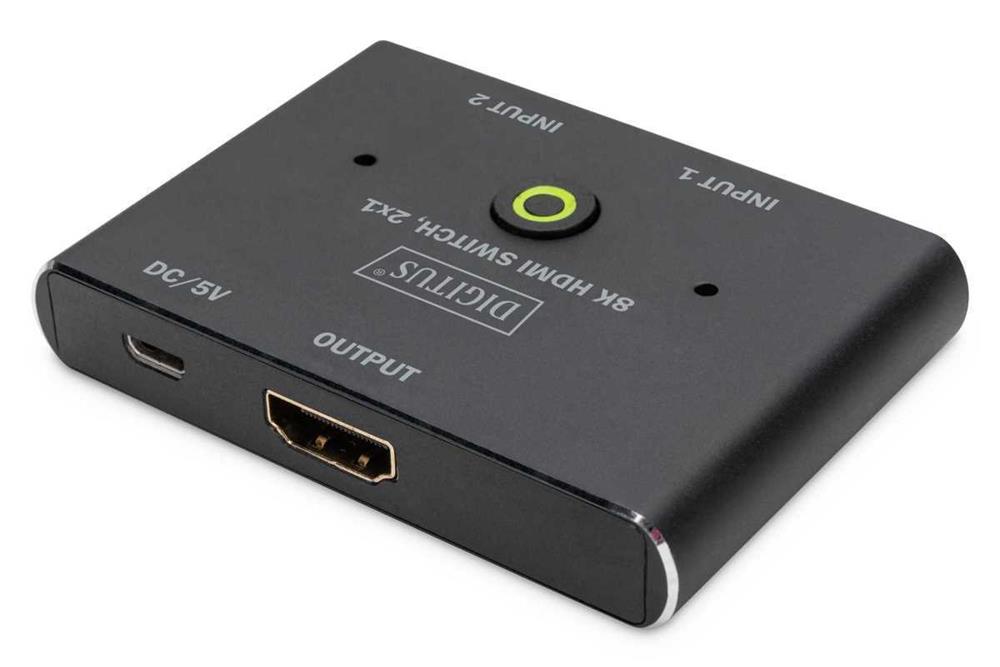 Digitus - Video/Audio Switch - 8k - 2 Ports