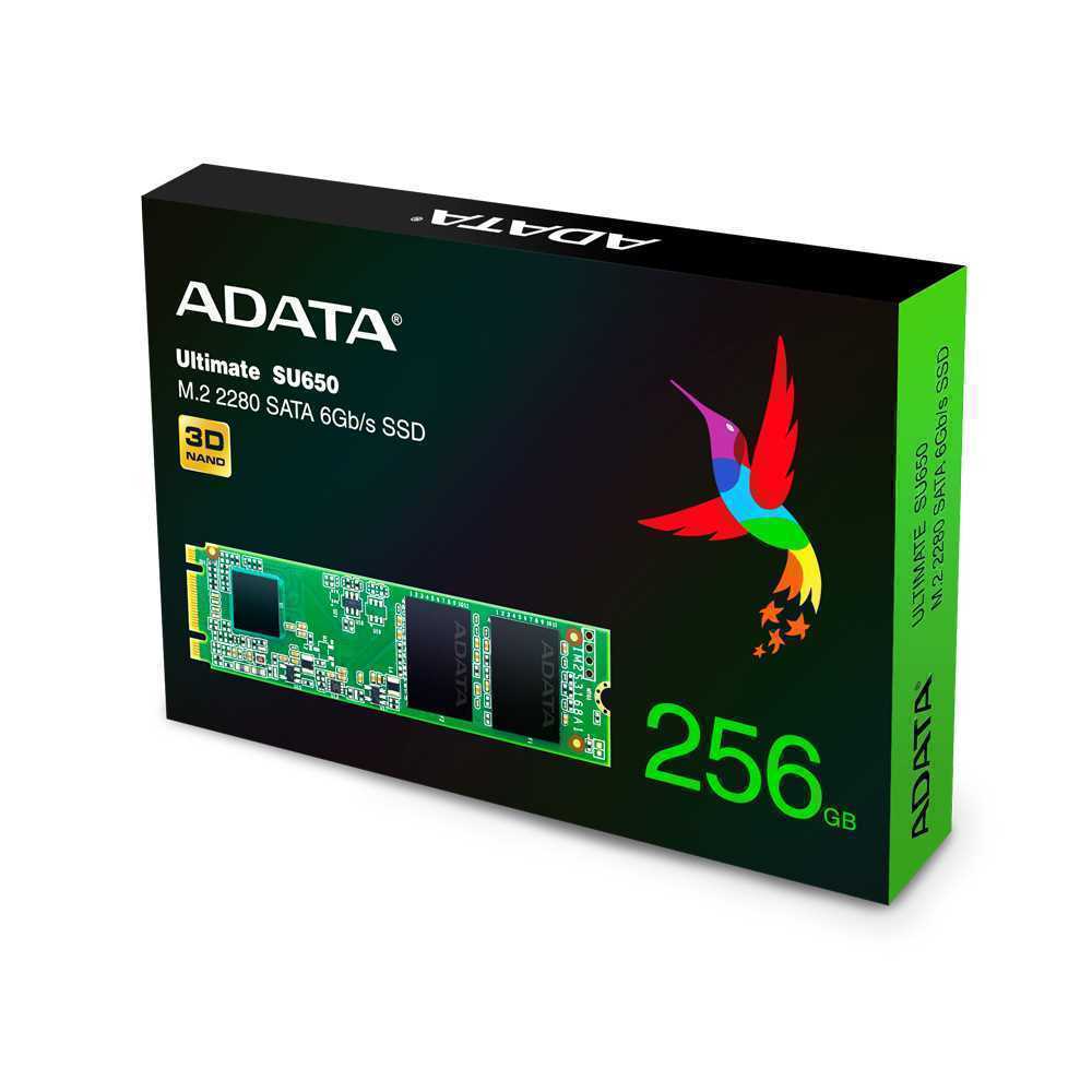ADATA ULTIMATE SU650 M.2 256 GB SERIAL ATA III 3D.