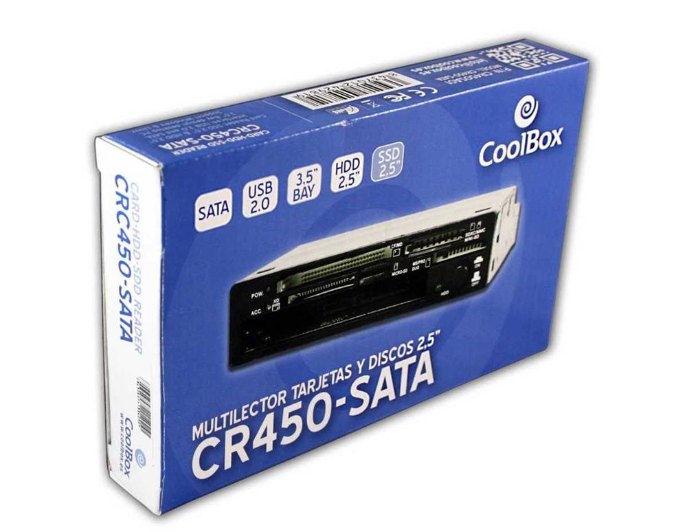 COOLBOX CR450SA01 LEITOR DE CARTÕES SATA INTERNO .