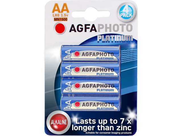 Agfaphoto Batterie Alkaline Power -AA  Lr06 Mignon      4st.