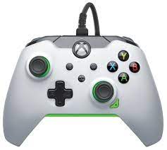 Pdp Controlador com Fios: Branco Néon para a Xbox.