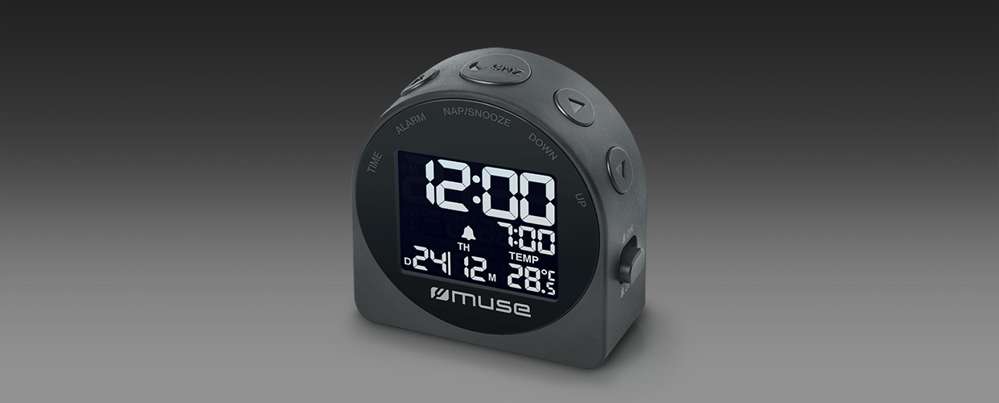 Reloj Despertador Muse M09c Negro