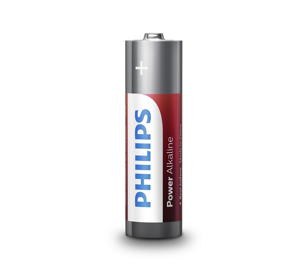 Philips Power Alkaline Pilha Lr6p4b/10, Bateria D.