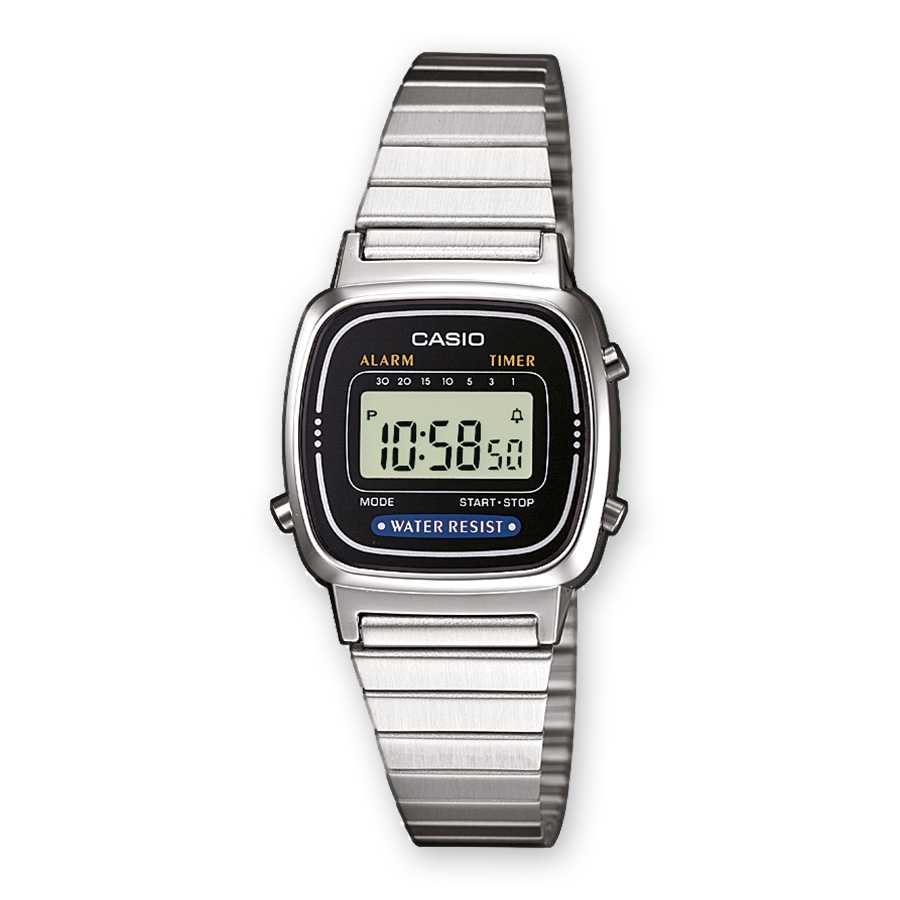 Casio Relógio La670wa-1df Silver