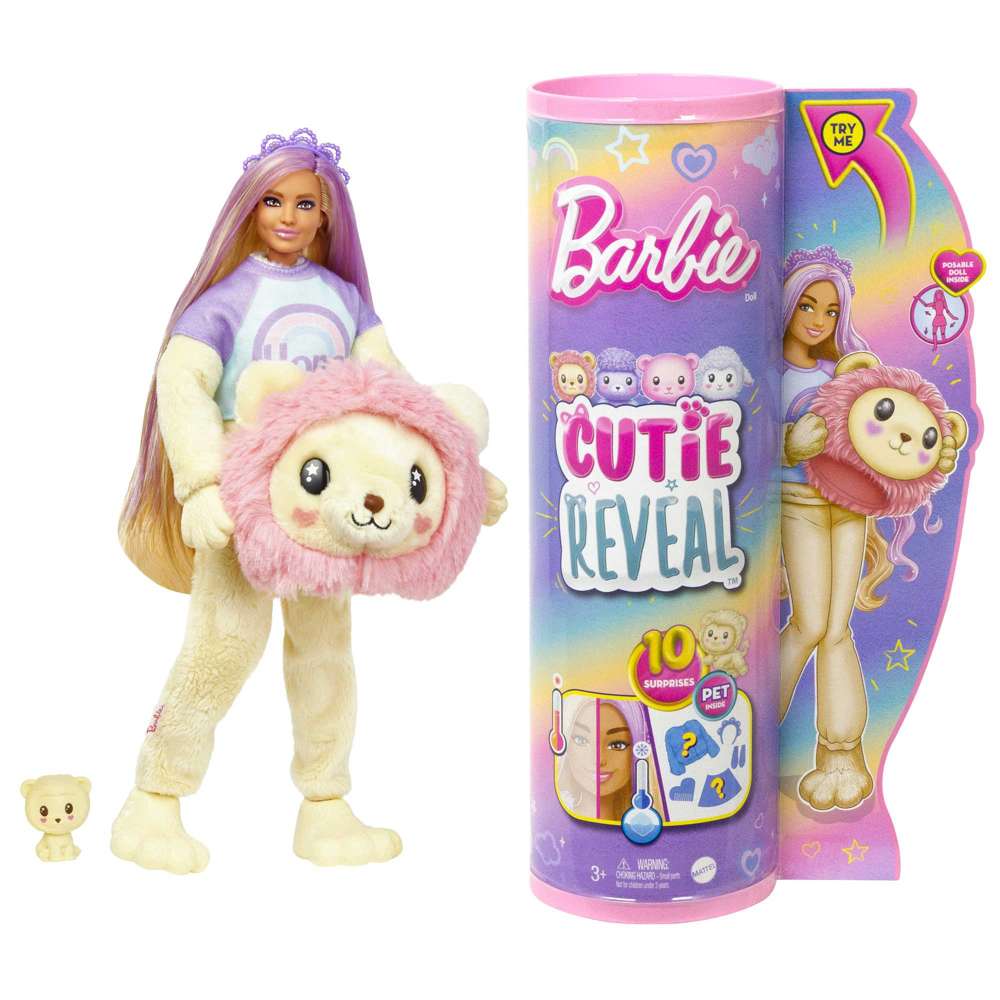 Boneca Barbie Cutie Reveal Leão 
